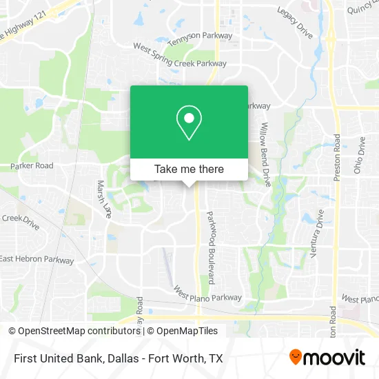Mapa de First United Bank