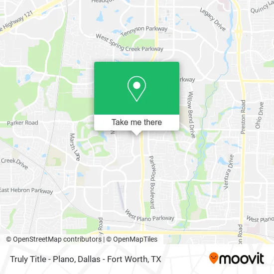 Mapa de Truly Title - Plano