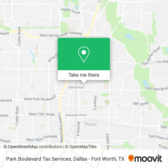 Park Boulevard Tax Services map