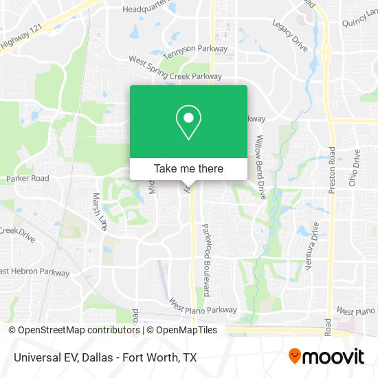 Universal EV map