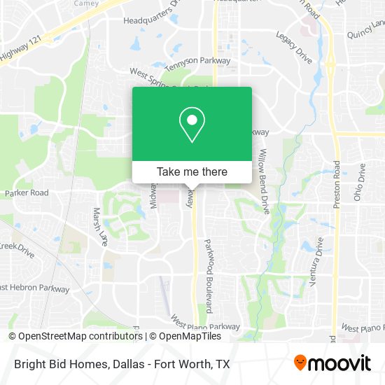 Bright Bid Homes map