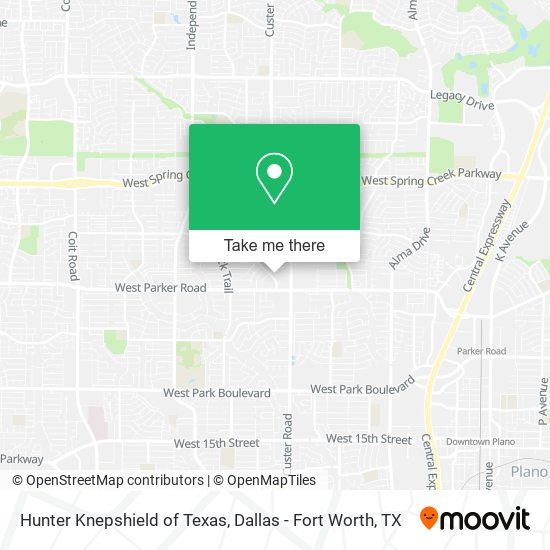 Hunter Knepshield of Texas map