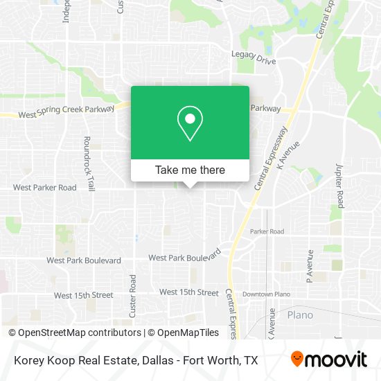 Korey Koop Real Estate map