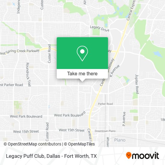 Legacy Puff Club map