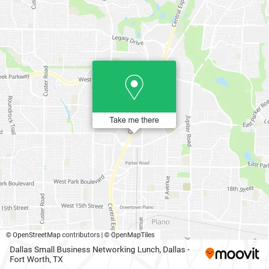 Dallas Small Business Networking Lunch map