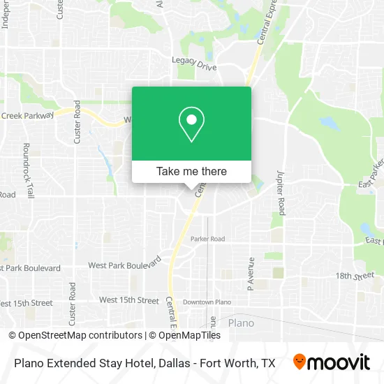 Mapa de Plano Extended Stay Hotel