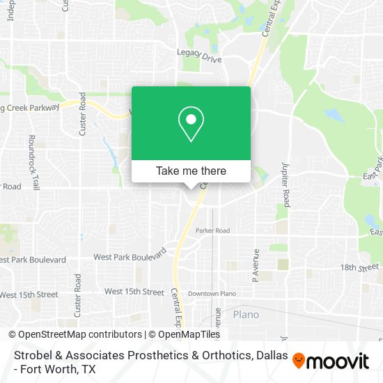 Strobel & Associates Prosthetics & Orthotics map