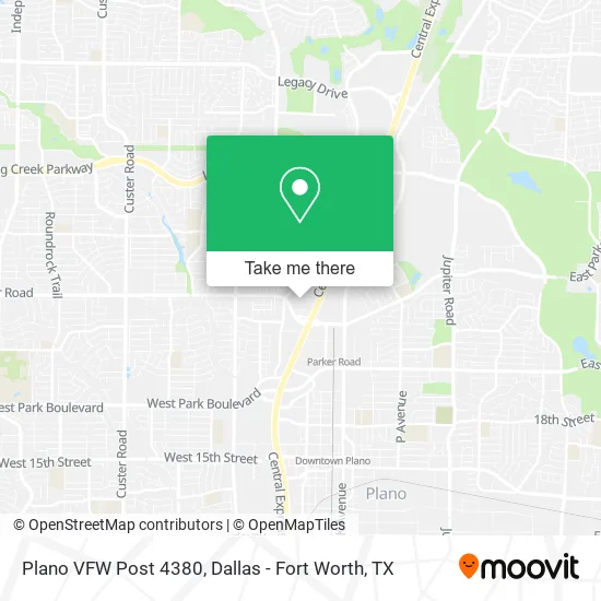Mapa de Plano VFW Post 4380