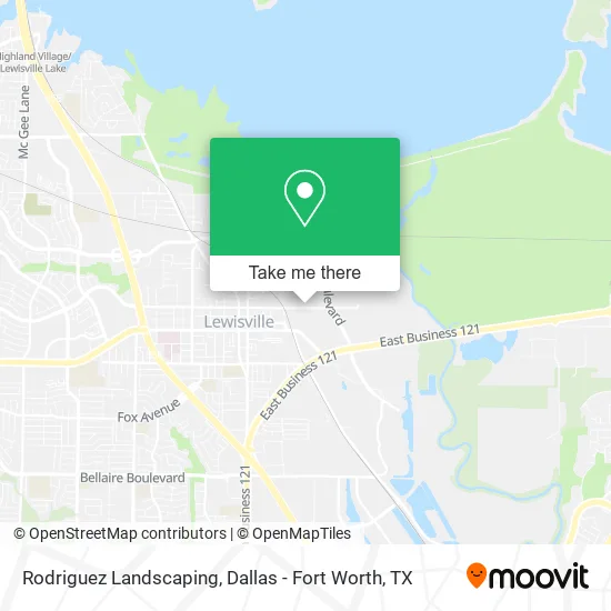 Rodriguez Landscaping map