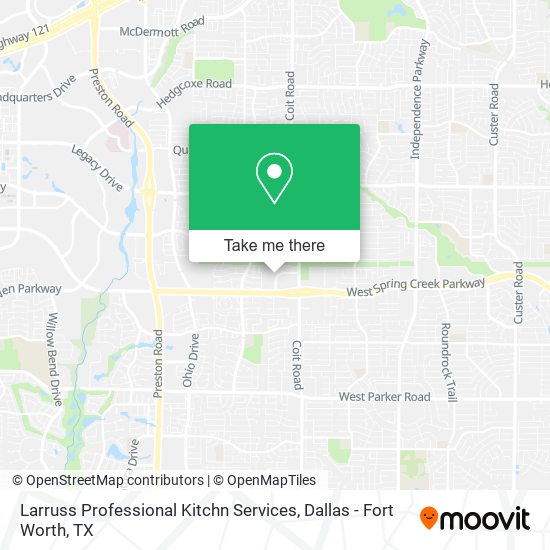Larruss Professional Kitchn Services map