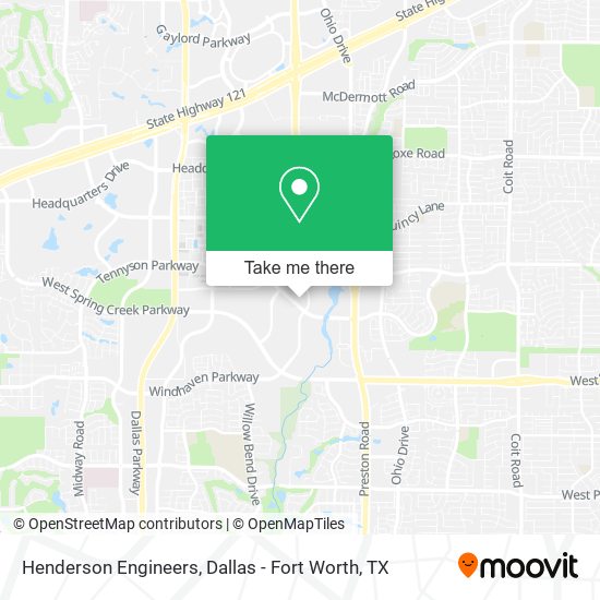 Henderson Engineers map