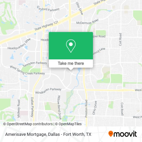 Amerisave Mortgage map