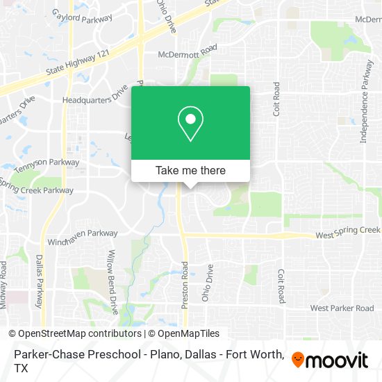 Mapa de Parker-Chase Preschool - Plano