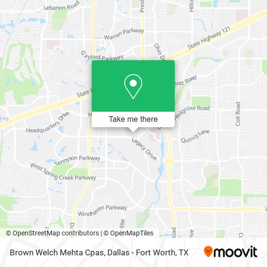 Brown Welch Mehta Cpas map