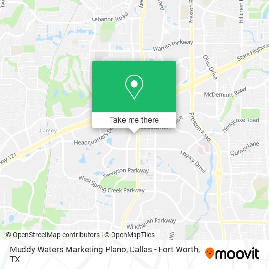 Mapa de Muddy Waters Marketing Plano