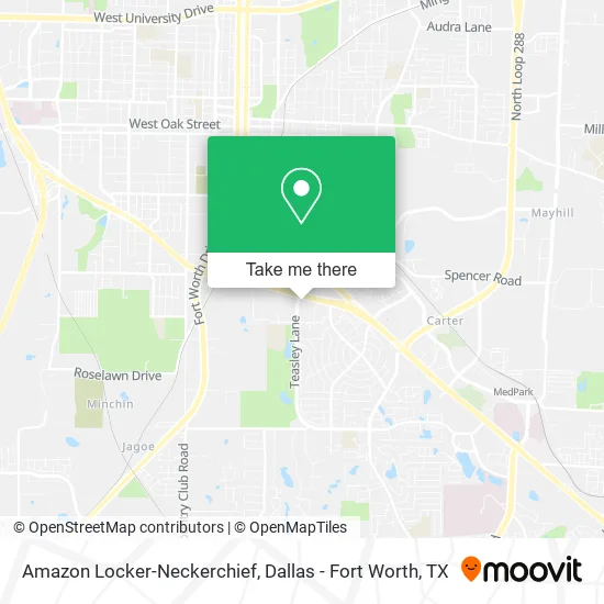 Mapa de Amazon Locker-Neckerchief
