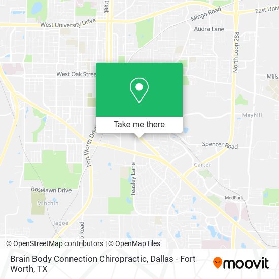 Brain Body Connection Chiropractic map