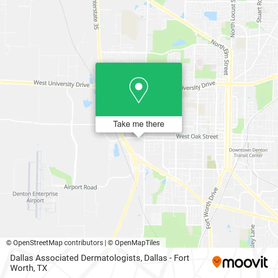 Mapa de Dallas Associated Dermatologists