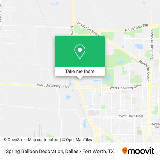 Spring Balloon Decoration map