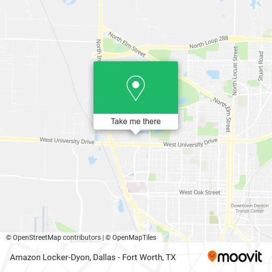 Amazon Locker-Dyon map