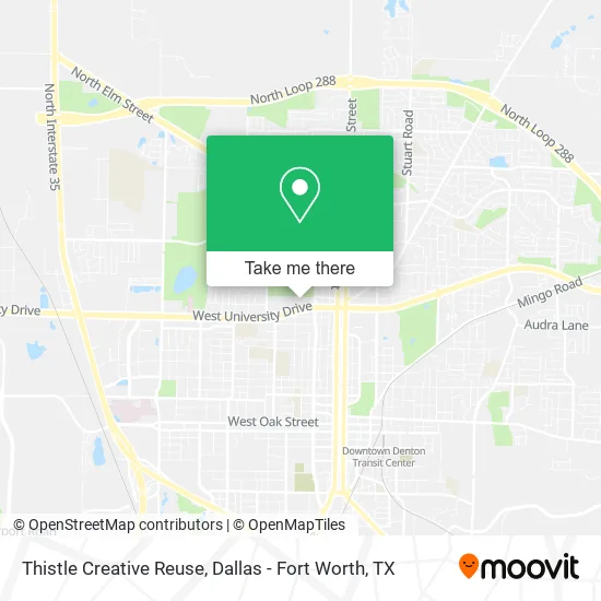 Thistle Creative Reuse map