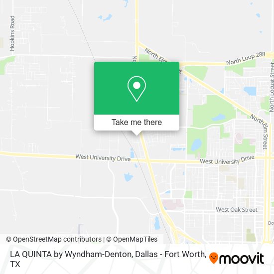 LA QUINTA by Wyndham-Denton map