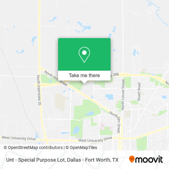 Unt - Special Purpose Lot map