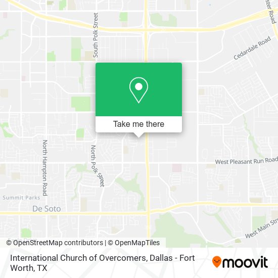 Mapa de International Church of Overcomers