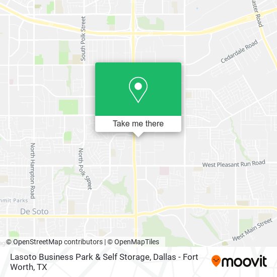 Lasoto Business Park & Self Storage map