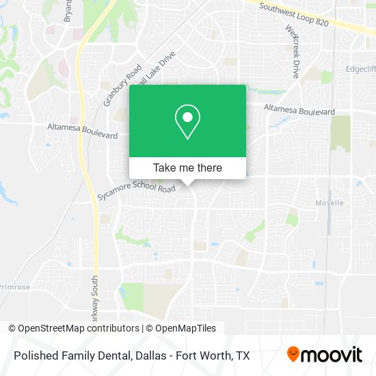 Polished Family Dental map