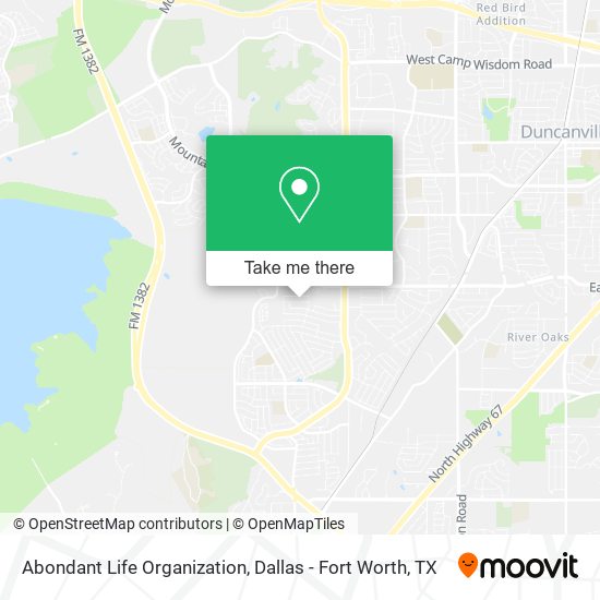 Abondant Life Organization map