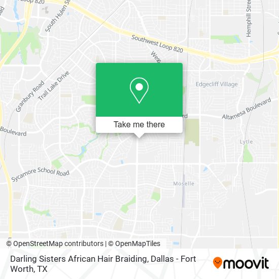 Darling Sisters African Hair Braiding map