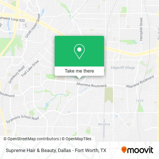 Supreme Hair & Beauty map