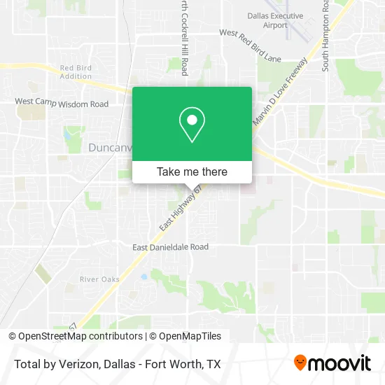 Total by Verizon map