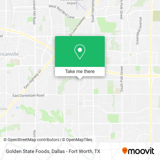 Golden State Foods map