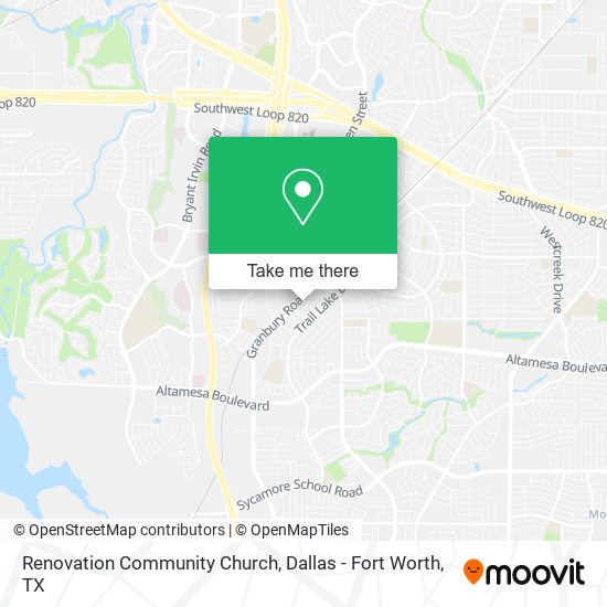 Renovation Community Church map