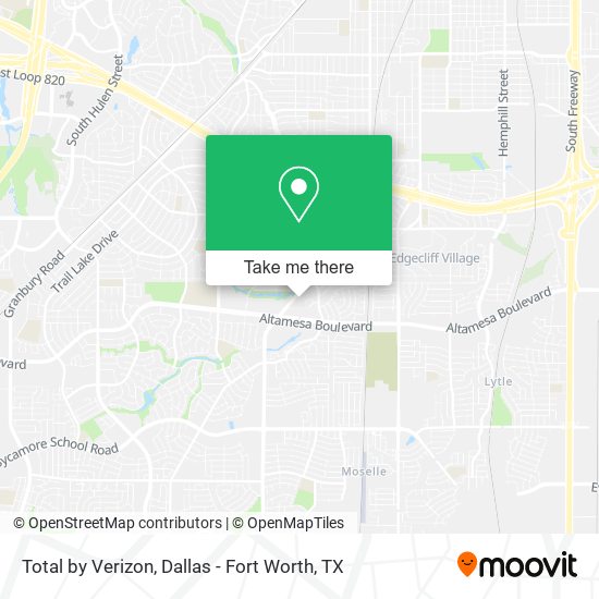 Mapa de Total by Verizon