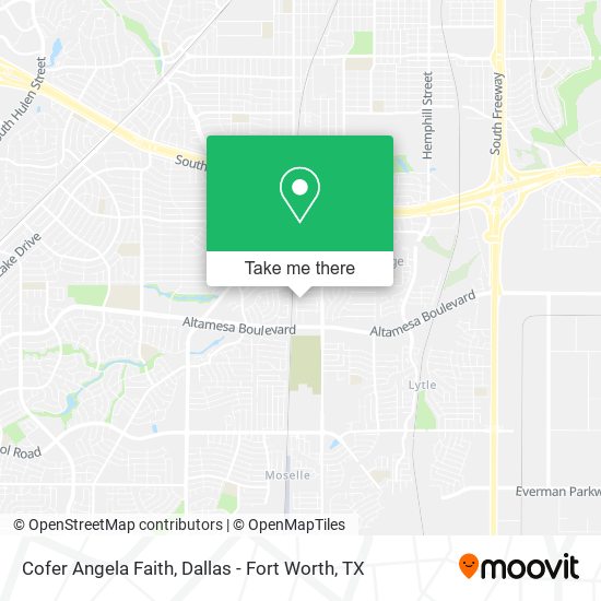 Cofer Angela Faith map