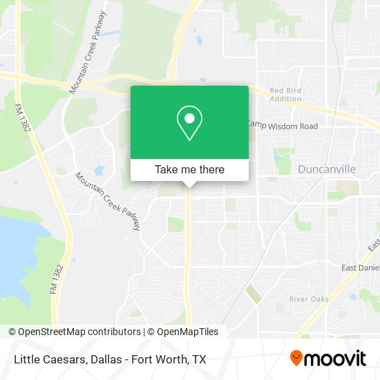 Little Caesars map