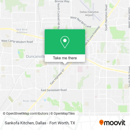 Mapa de Sankofa Kitchen