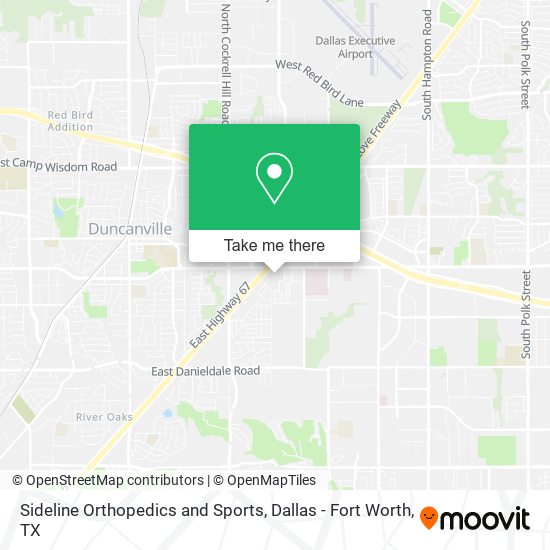 Mapa de Sideline Orthopedics and Sports