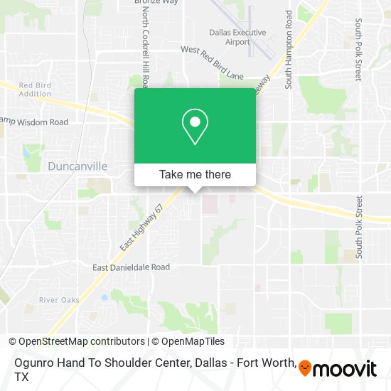 Ogunro Hand To Shoulder Center map