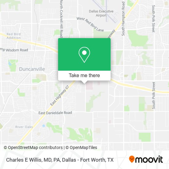 Charles E Willis, MD, PA map