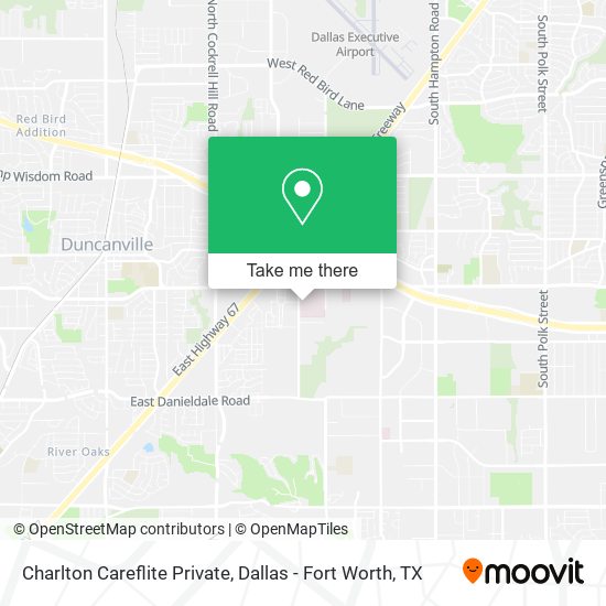 Charlton Careflite Private map