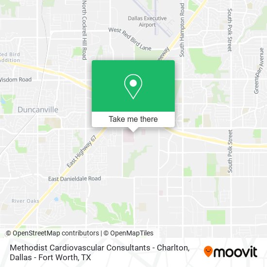 Methodist Cardiovascular Consultants - Charlton map