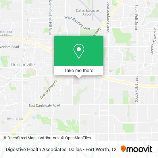 Digestive Health Associates map
