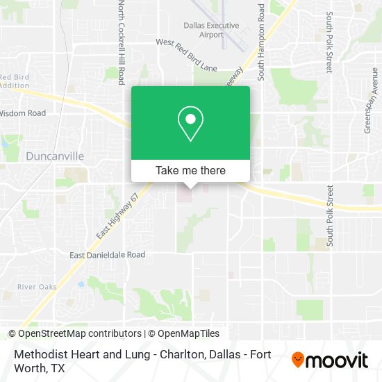 Mapa de Methodist Heart and Lung - Charlton