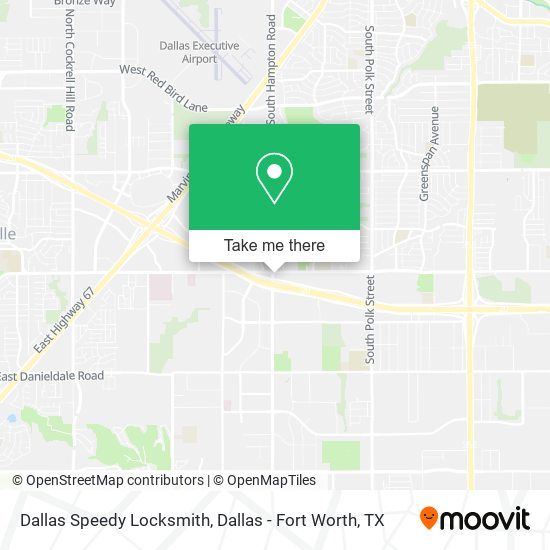 Mapa de Dallas Speedy Locksmith