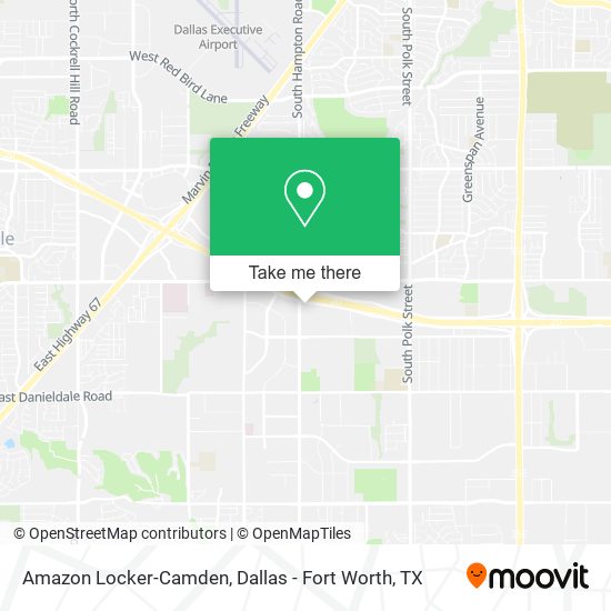 Mapa de Amazon Locker-Camden