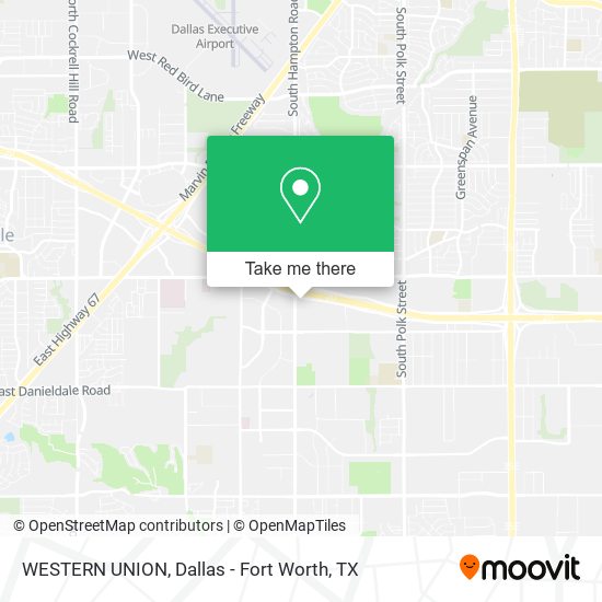 WESTERN UNION map